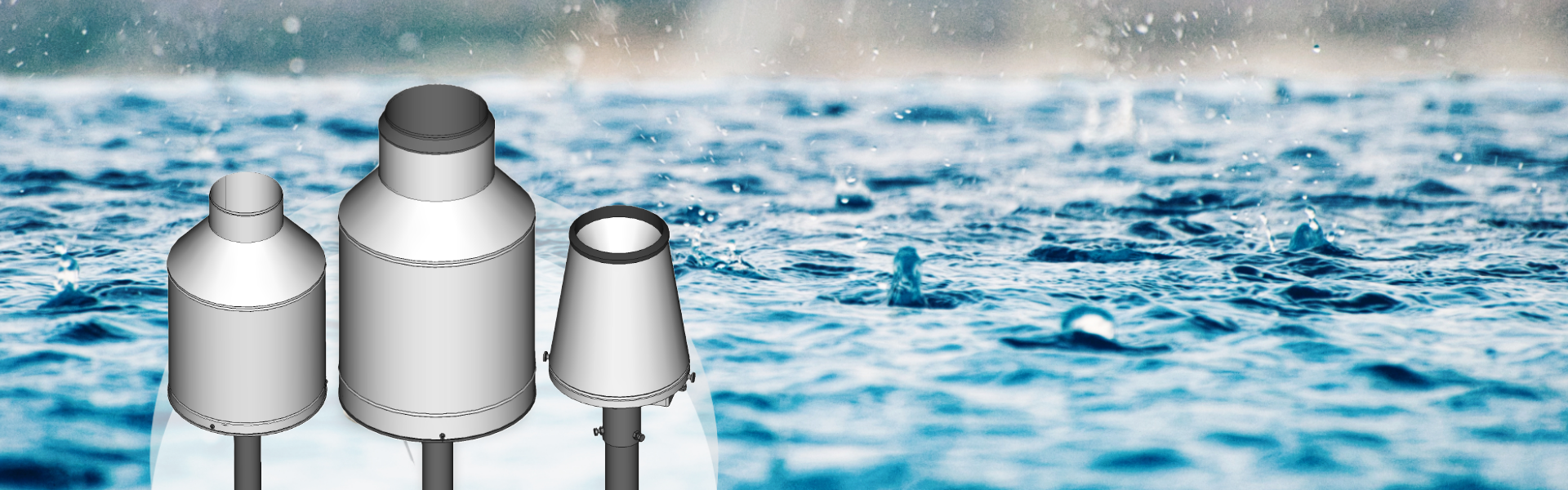 <p>TRWS rain gauges family rebrand</p>